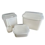 Vip Ahmet Masal Saklama Kabı, Beyaz 10 L + 4, 5 L + 1, 6 L