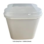Vip Ahmet Masal Saklama Kabı, Beyaz 10 L + 4, 5 L + 1, 6 L