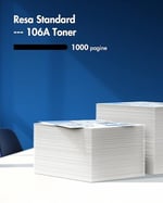 VIPGOOD HP 106A W1106A ile Uyumlu Çipli Toner Kartuşları 107w 107w 107a 107r MFP 137fnw 137fwg 135a 135r 135w 135wg için (Siyah, 2-Paket)