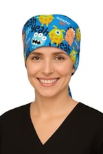 Virüs Desenli Doktor Hemşire Aşçı Cerrahi Bone Hastane Bone Bandana M013