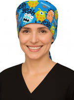 Virüs Desenli Doktor Hemşire Aşçı Cerrahi Bone Hastane Bone Bandana M013