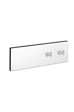 VitrA Voyage A4479857 İkili Askı, Beyaz - Krom