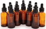 Vivaplex 12, Amber, 1oz Cam Şişeler, Cam Göz Damlalıklı