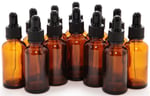 Vivaplex 12, Amber, 1oz Cam Şişeler, Cam Göz Damlalıklı