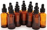 Vivaplex 12, Amber, 1oz Cam Şişeler, Cam Göz Damlalıklı