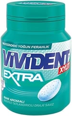 Vivident Extra Mentol-Nane Aromalı Şekersiz-Tatlandırıcılı Draje Sakız Kutu 66g