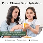 Vivocci Kırılmaz Tritan Plastik Su İçme Bardakları 12 oz | Meyve Suyu İçecekleri ve Kokteyller için İdeal | Kırılmaz Barware | Highball Uzun Şeffaf Bardak Bardakları | Bulaşık Makinesinde Yıkanabilir