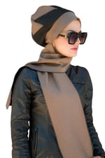 Vizon Siyah Tesettür Bere - 30203