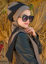 Vizon Siyah Tesettür Bere - 30203