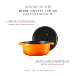 Voeux Kitchenware Amusant Döküm Yuvarlak Izgara Tava