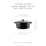 Voeux Kitchenware Amusant Döküm Yuvarlak Izgara Tava