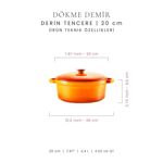 Voeux Kitchenware Amusant Döküm Yuvarlak Izgara Tava