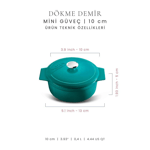 Voeux Kitchenware Elegance Döküm Mini Güveç Cm