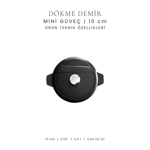 Voeux Kitchenware Elegance Döküm Mini Güveç Cm
