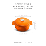 Voeux Kitchenware Elegance Döküm Mini Güveç Cm