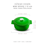 Voeux Kitchenware Elegance Döküm Mini Güveç Cm