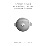 Voeux Kitchenware Elegance Döküm Mini Güveç Cm