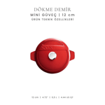 Voeux Kitchenware Elegance Döküm Mini Güveç Cm
