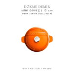 Voeux Kitchenware Elegance Döküm Mini Güveç Cm