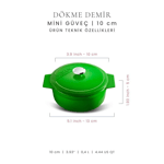 Voeux Kitchenware Elegance Döküm Mini Güveç Cm