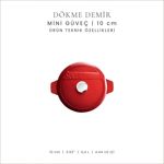 Voeux Kitchenware Elegance Döküm Mini Güveç Cm