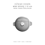 Voeux Kitchenware Elegance Döküm Mini Güveç Cm