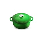 Voeux Kitchenware Forêt Yeşil Derin Döküm Tencere 24 Cm