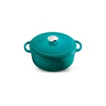 Voeux Kitchenware Profond Turkuaz Derin Döküm Tencere 24 Cm