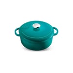 Voeux Kitchenware Profond Turkuaz Derin Döküm Tencere 28 Cm