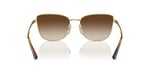 Vogue Eyewear VO4308S Güneş Gözlüğü, Altın/Kahverengi Gradyan, 56 mm, Altın, 56 mm