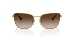 Vogue Eyewear VO4308S Güneş Gözlüğü, Altın/Kahverengi Gradyan, 56 mm, Altın, 56 mm