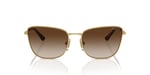 Vogue Eyewear VO4308S Güneş Gözlüğü, Altın/Kahverengi Gradyan, 56 mm, Altın, 56 mm