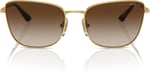 Vogue Eyewear VO4308S Güneş Gözlüğü, Altın/Kahverengi Gradyan, 56 mm, Altın, 56 mm