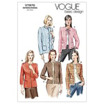 Vogue Patterns Kesim deseni, yün, çok renkli, beden D (12-14-16)