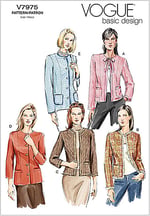 Vogue Patterns Kesim deseni, yün, çok renkli, beden D (12-14-16)