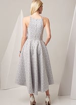Vogue Patterns Kesim örneği elbise, çok renkli, beden 6 – 14