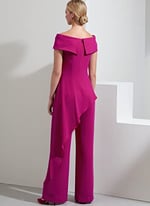 Vogue V1869B5 Petite Top ve Pantolon Geniş Bacak Kadınlar için Kesim Deseni Seti, Code V1869, Çok Renkli, Beden 8-10-12-14-16