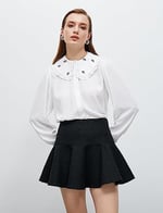 Volanlı Kışlık Mini Etek