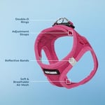 Voyager Step-in Air Dog Harness - Best Pet Supplies tarafından Küçük ve Orta Boy Köpekler için Tüm Hava Koşullarına Uygun Örgü Adım Yeleği - Koşum Takımı (Fuşya), XX-Small (2 paketi)