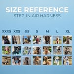 Voyager Step-in Air Köpek Tasması, Her Havada Kullanılabilen File, Yansıtıcı, Küçük, Orta Boy Köpekler, Kediler İçin Çekme Yapmayan Tasma, Kanca ve Halka Bağlantı Elemanı ile Güvenli, Toka, Çift