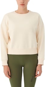 W Bar Split Crop Kadın Sweatshirt