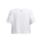 W Boxy Crop Kadın Siyah Günlük Stil T-Shirt 1386845-001
