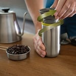 WACACO Cuppamoka kahve demliği, taşınabilir damla kahve makinesi, 10 koni kağıt filtreli kahve makinesi, elle çalıştırılan, paslanmaz çelik kahve demleyici, 10 fl oz