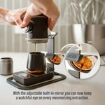 WACACO Picopresso Standı, Picopresso için Aksesuar, Kolayca Sökülebilen Dört Parçadan Oluşur (Sadece Picopresso Kullanımı İçin), Siyah