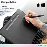Wacom LP1100K Intuos Tablet Siyah için 4K Kalem