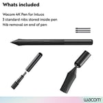 Wacom LP1100K Intuos Tablet Siyah için 4K Kalem