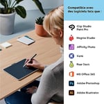 Wacom One M kalem tableti, pilsiz EMR kalem, Bluetooth bağlantısı, Windows, Mac, Chromebook ve Android için – yaratıcı yeni ba - Seçenekler: Ekran, Sadece tepsi, Wacom One M, Wacom One S, Wacom One 14