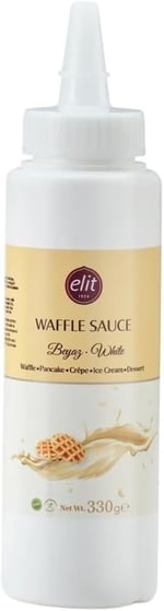 Waffle Krep Pankek Beyaz Krema Sos 330g Glutensiz
