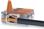 WAGO 10 adet Wago 221-413 bağlantı terminali 3 damarlı kollu 0,2-4 mm², küçük şekil, şeffaf