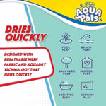 Wahu Aqua Pals Peppa Pig Peluş Su Oyuncağı, 2 Yaş ve Üzeri Çocuklar için, Hızlı Kuruyan Su Geçirmez Peluş Oyuncak Havuz ve Küvet için, Pembe/Kırmızı, 40,64 cm